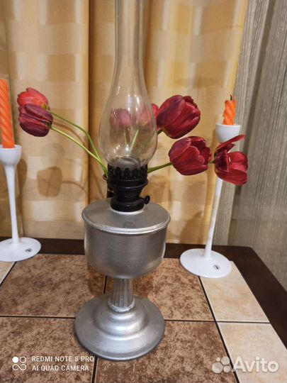 Керосиновая лампа стекло