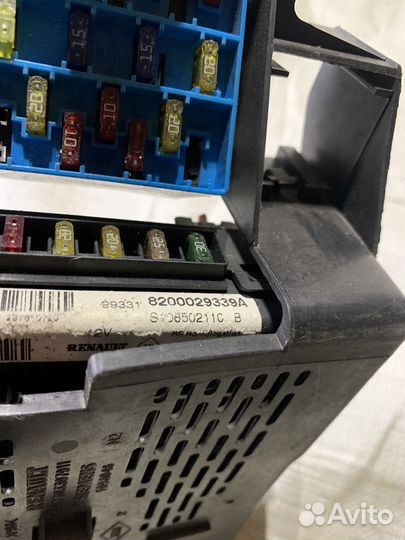 Блок предохранителей renault megane 1
