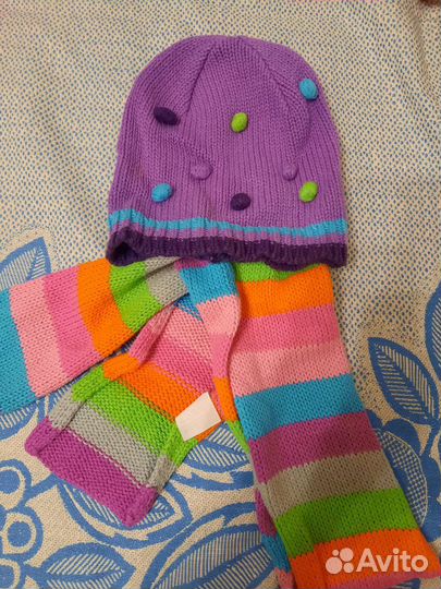 Шапки для девочки Benetton, HM на 6-8 лет