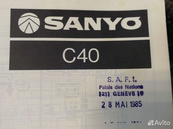 Паспорт магнитола sanio C 40 и shivaki VT14 видео2