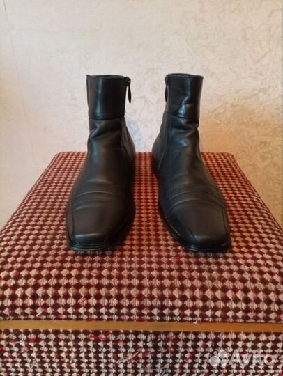 Ботинки муж Respect нат кожа мех зима 43-44р