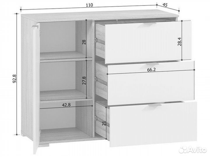 Тумба Стелла-1 Sand