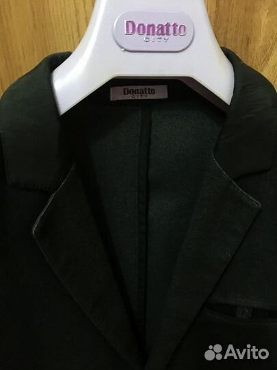Мужской черный пиджак Donatto city