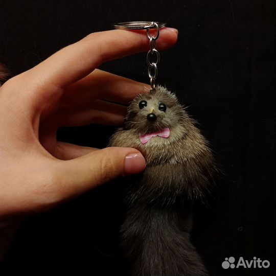 Брелок пушистый обвес y2k vintage 2000's archive