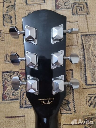 Акустическая гитара fender SA-105CE