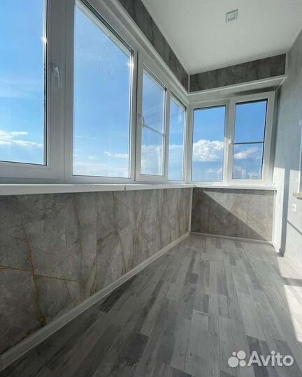 Отделка остекление балконов и лоджий