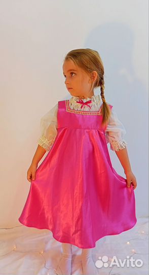 Маша и медведь русский народный сарафан