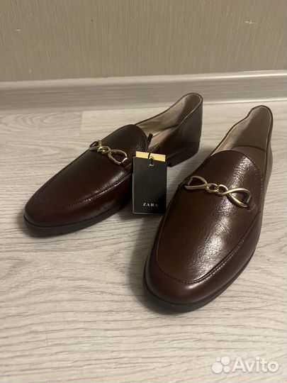 Лоферы zara 39