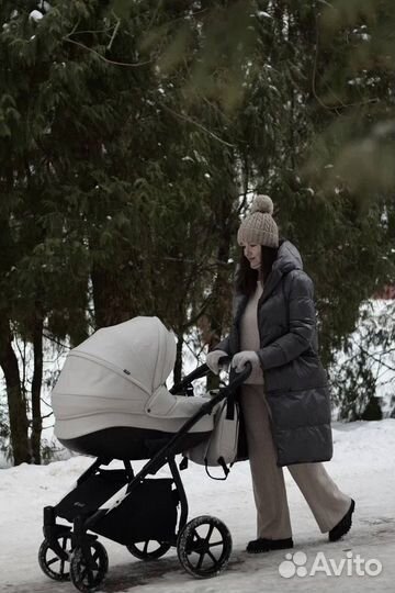 Коляска tuttis nanni 3 в 1 экокожа