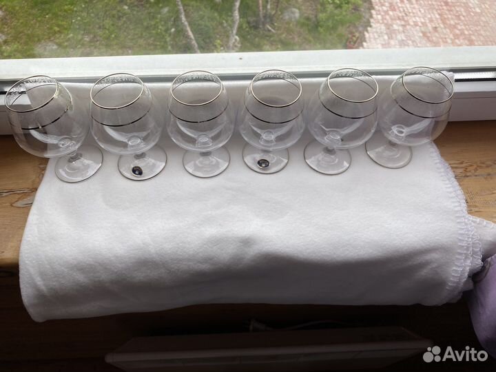 Фужеры бокалы Богемия