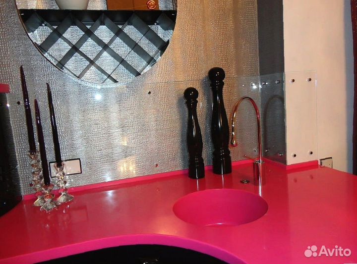 Скинали из стекла для кухни