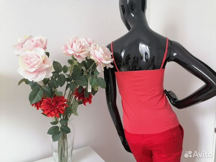 Vero Moda топ женский коралл весна-лето