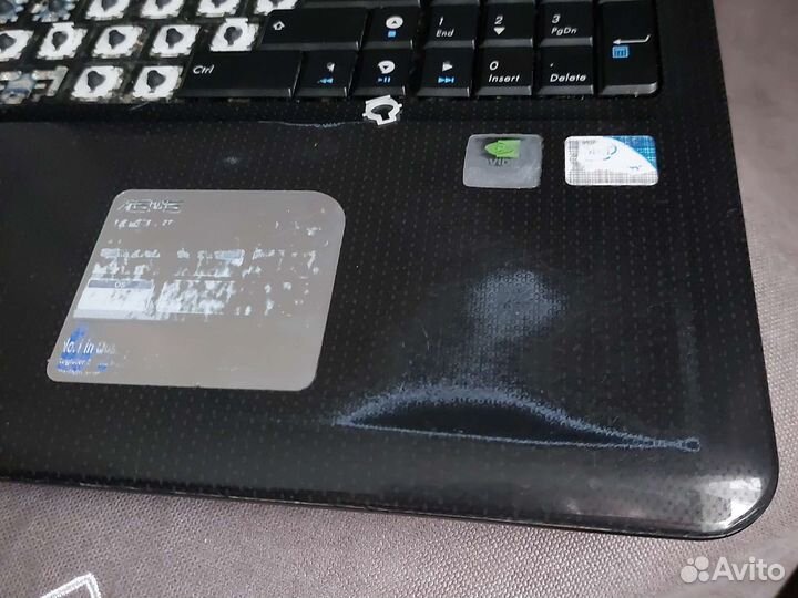 Ноутбук Asus k50IN на органы