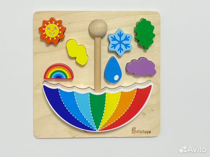 Деревянные развивающие игрушки пакетом