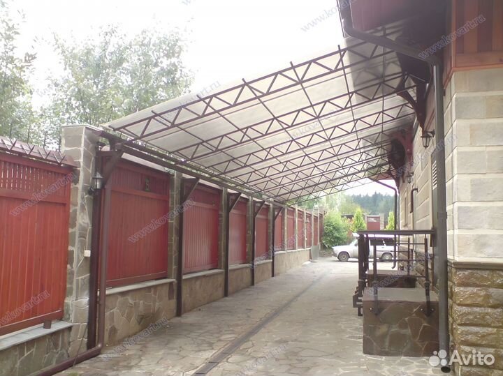 Навесы входные группы