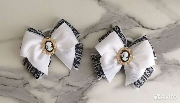 Школьные бантики для волос