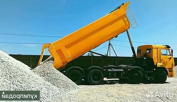 Щебень гравийный с доставкой