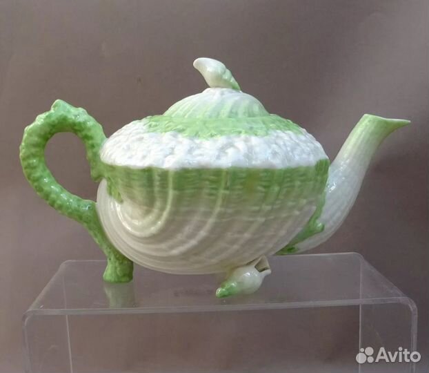 Заварочный чайник Нептун Belleek чёрное клеймо