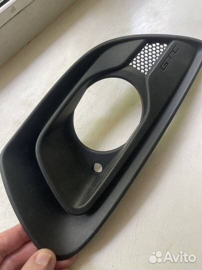 Накладка на бампер Opel Astra