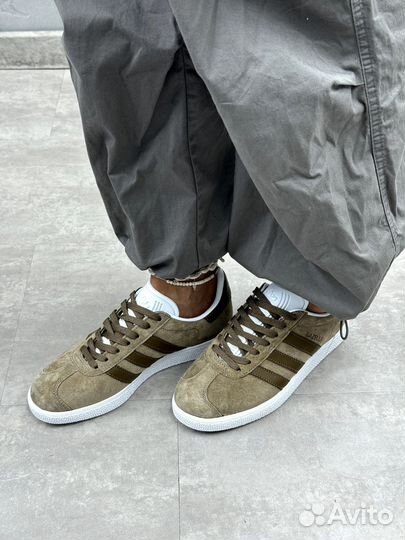 Adidas Gazelle Brown Khaki Original