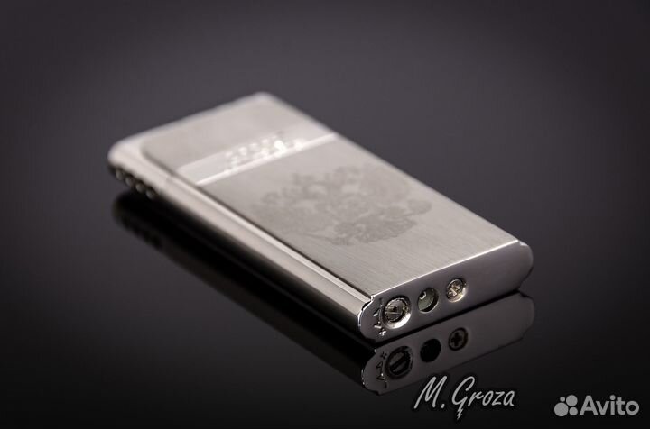 Газовая зажига Zorro с гравир. Герб России, новая