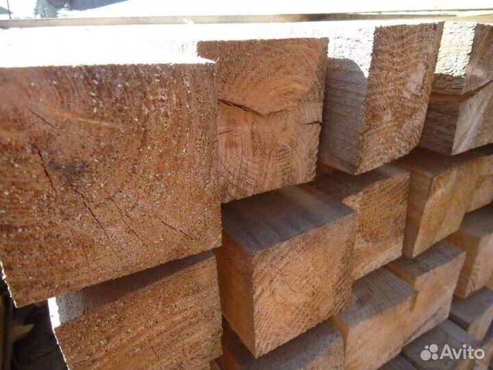 Брус обрезой естественной влажности хвоя 1 сорт