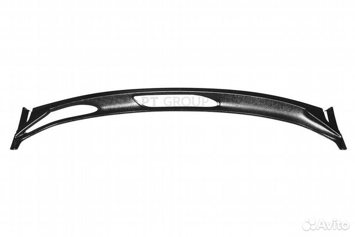 Накладка в проём стеклоочистителей (Жабо, ABS) Nis