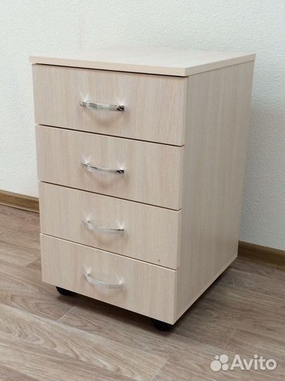 Тумба офисная белая