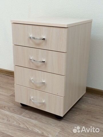 Тумба офисная белая