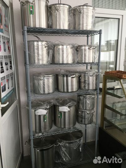 Кастрюли, сотейники нержавейка