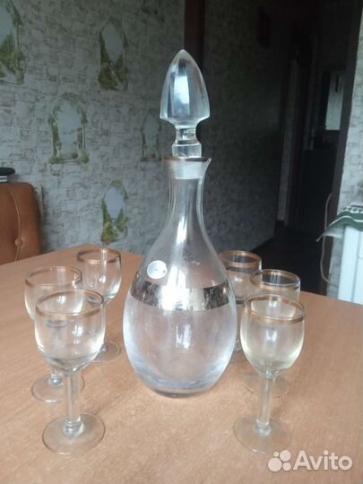 Коньячный набор графин и 6 рюмок