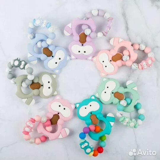 Держатель для пустышки и грызунка, новый