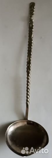 Мельхиоровый половник для соуса-эпоха СССР