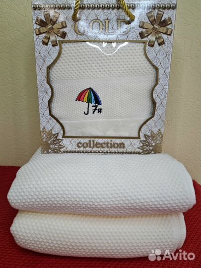 Банное вафельное полотенце 80-160