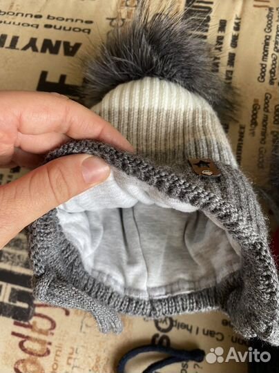 Шапка зимняя детская новая