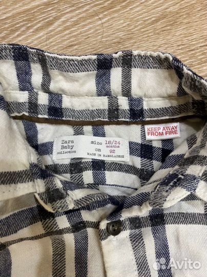 Рубашки zara для мальчика