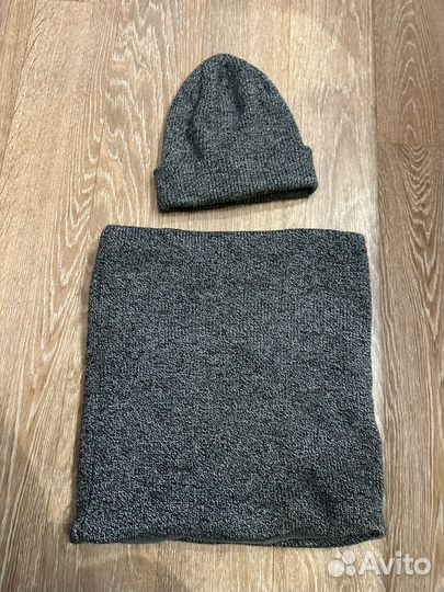 Шапка и снуд мужской
