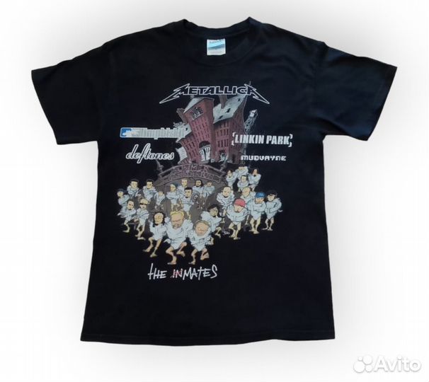 Футболка 2003 Metallica Deftones Limp Bizkit Linki