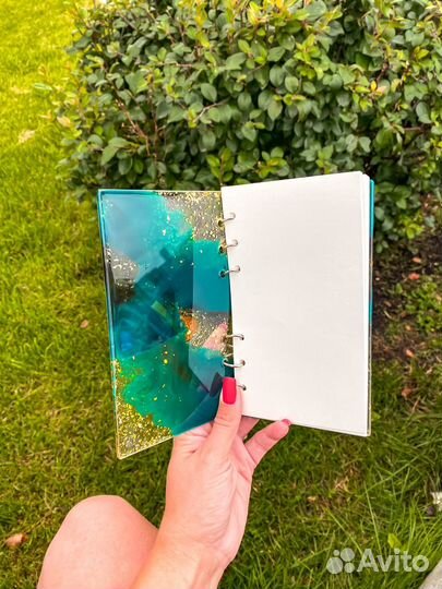 Блокнот из эпоксидной смолы