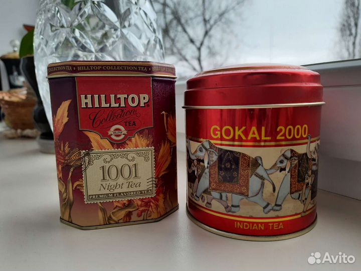 Баночки жестяные коллекционные