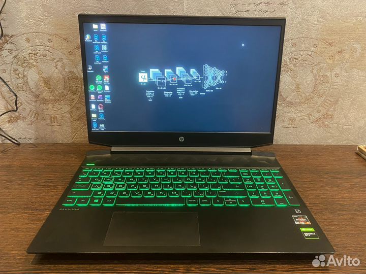 Ноутбук HP pavilion gaming 15-ec0061ur