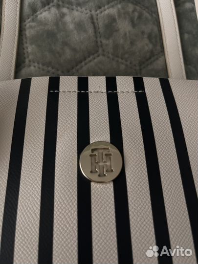 Сумка tommy hilfiger белая большая