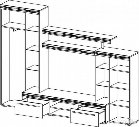 Стенка шкаф в гостиную