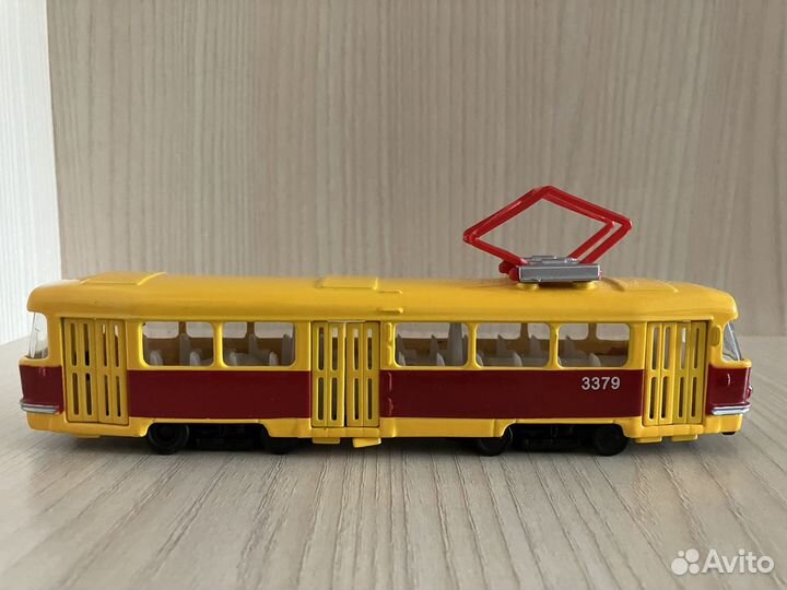 Поезд технопарк трамвай игрушка