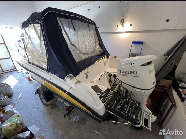 Катер Нептун 550 с мотором Suzuki140