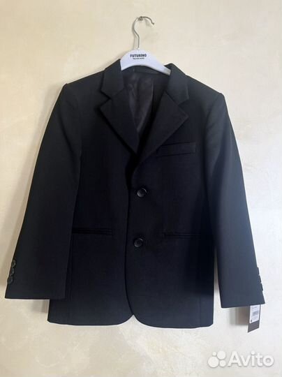 Новый пиджак, костюм, рубашка, брюки, 128