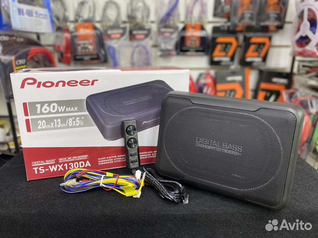 Сабвуфер под сиденье Pioneer TS-wx130da купить в Москве | Авито
