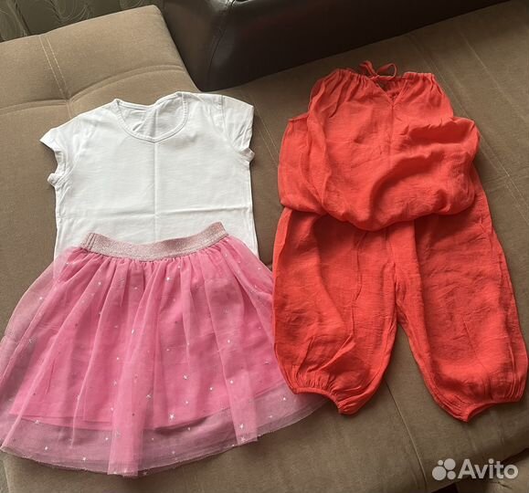Вещи пакетом на девочку рост 116-122