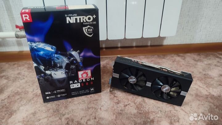 Видеокарта Sapphire rx 580 4gb