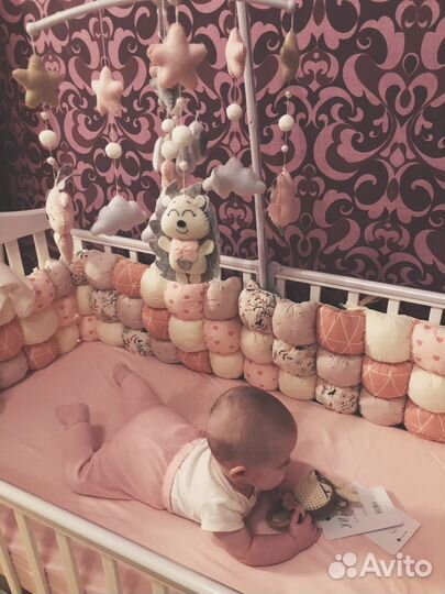 Бортики в детскую кроватку